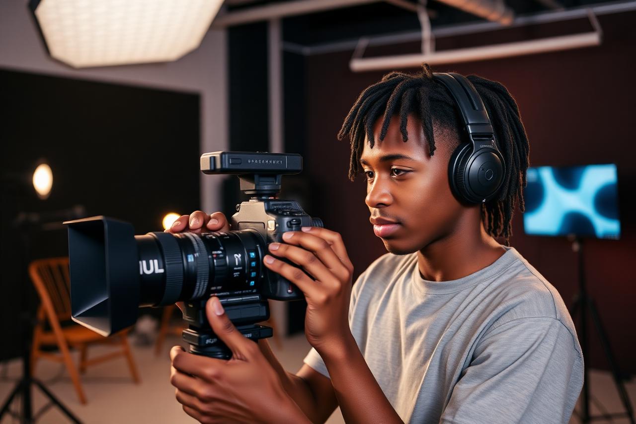 Jamaican youth creating digital media content